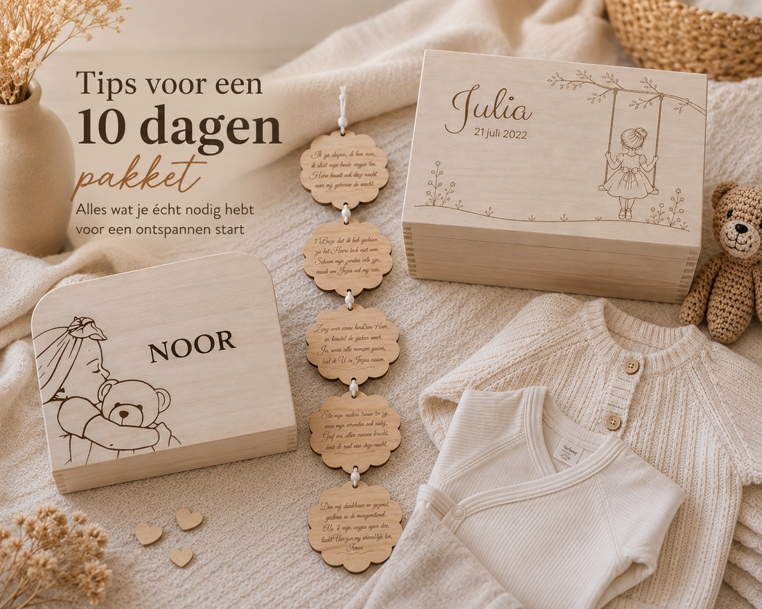 Op kraamvisite? Dit zijn mijn favoriete cadeau tips voor een 10 dagen pakket
