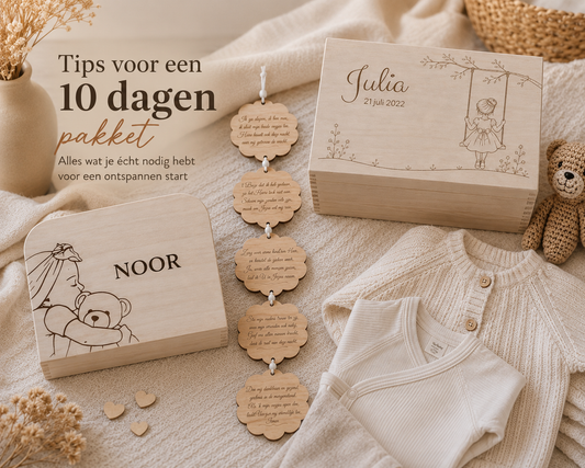 Op kraamvisite? Dit zijn mijn favoriete cadeau tips voor een 10 dagen pakket