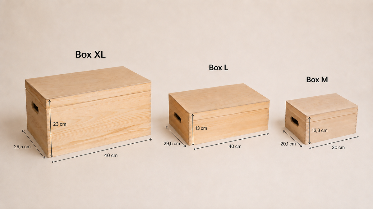Memorybox met geboortekaartje