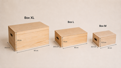 Memorybox met geboortekaartje