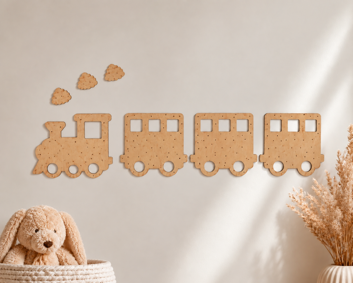 Trein | Muurdecoratie kinderkamer