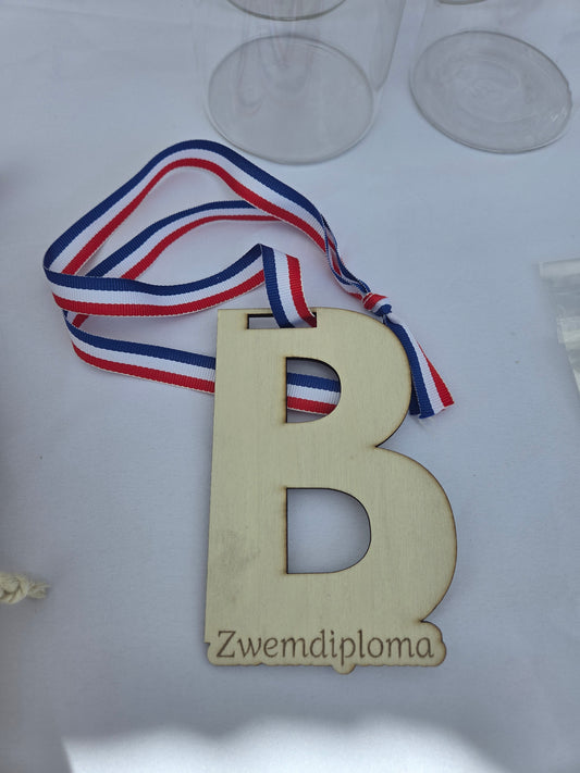 Medaille zwemdiploma B