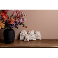 Linnen bewaarzakjes set 