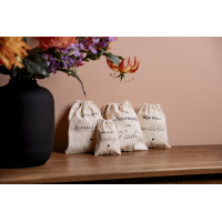 Linnen bewaarzakjes set 