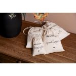 Linnen bewaarzakjes set 