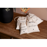 Linnen bewaarzakjes set 