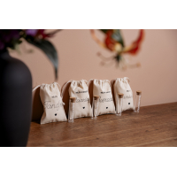 Set van 4 bewaarzakjes en buisjes