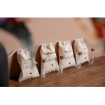 Set van 4 bewaarzakjes en buisjes