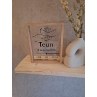 Geboortelijst - hout