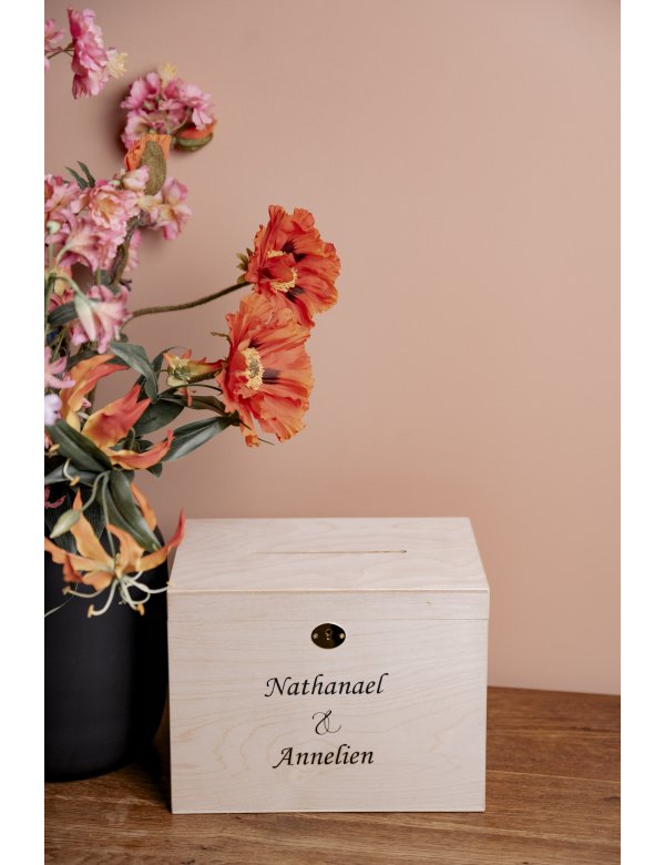 Houten enveloppenkist 