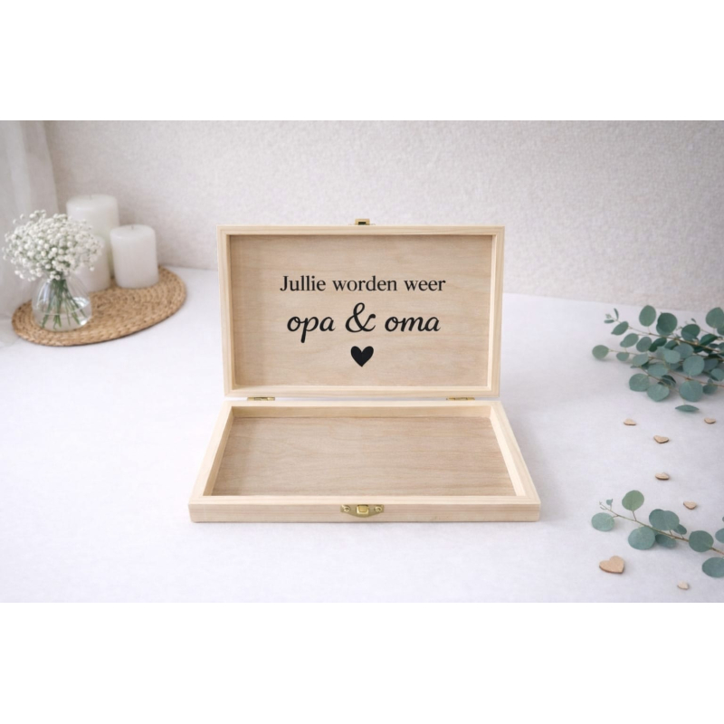 Zwangerschapsaankondiging - Jullie worden weer opa & oma